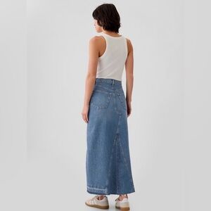 Rare Vintage Nevada Blue Denim Skirt Size 8